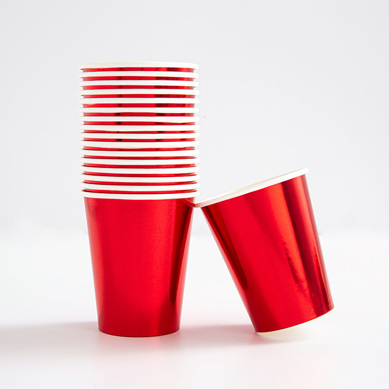 Bulk 2000Pcs Disposable Party Dinnerware with Paper Plates Cups Napkins for Birthday Wedding Party Wholesale