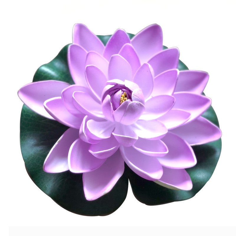 7 Inch Artificial Lily Lotus Floating Pads for Ponds, Bulk Quantity, Outdoor Use