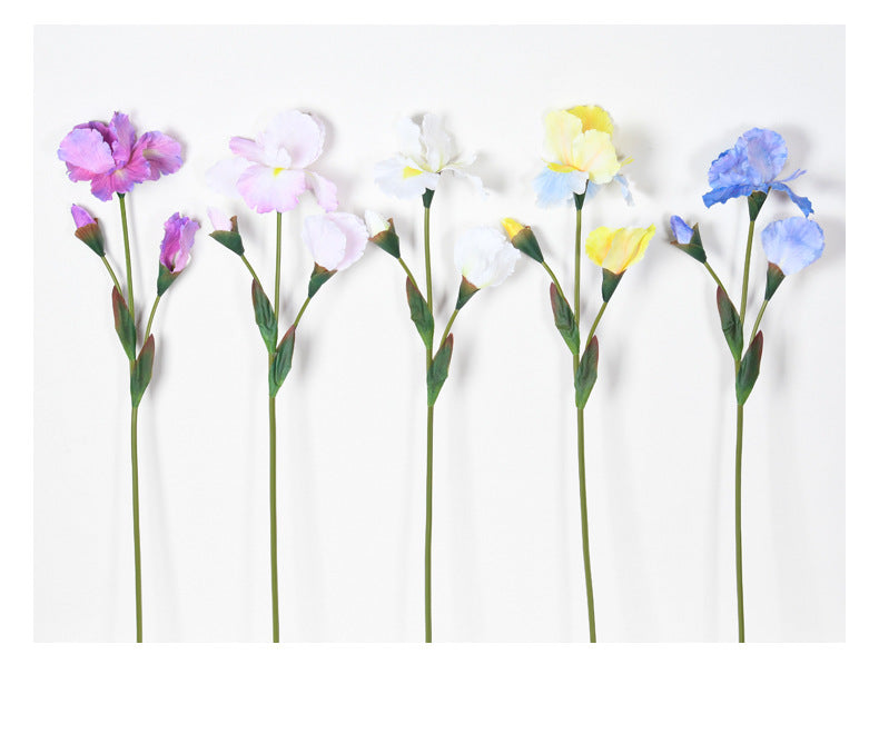 30 Inch Artificial Silk Iris Stem Flower 1 Pc for Christian Flower Arrangements