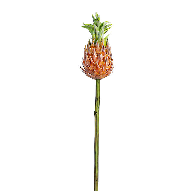 Artificial Pineapple Head Stem, Single Stem Tropical Plant Decor, Perfect for Home, Events, and Commercial Spaces