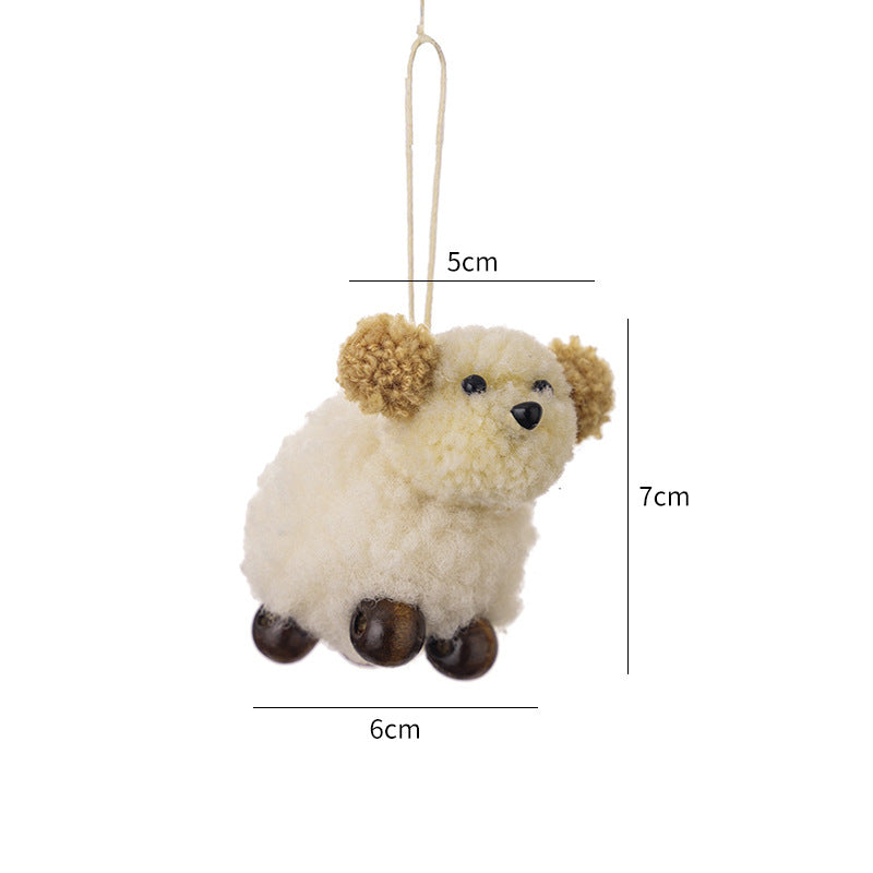 2025 Puppy Christmas Ornaments - Felt DIY Hanging Decor for Christmas & Eid