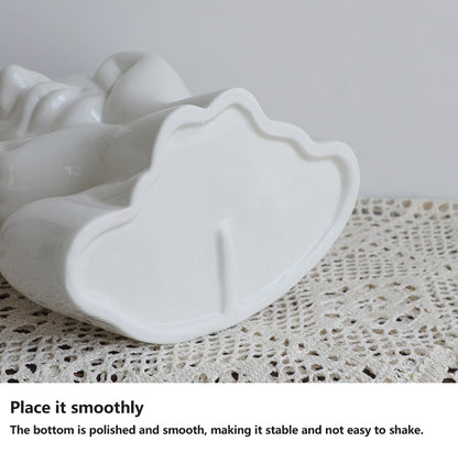 Bulk 1pc Boho Vases Double Hand Face Arm Half Body Portrait Decoration Vase Desktop Decoration for Home Living Room Office Bookshelf Wholesale