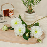 6-Head Peony Artificial Flower Stems - 27.6 Inch 2-Pack | Wedding Decor