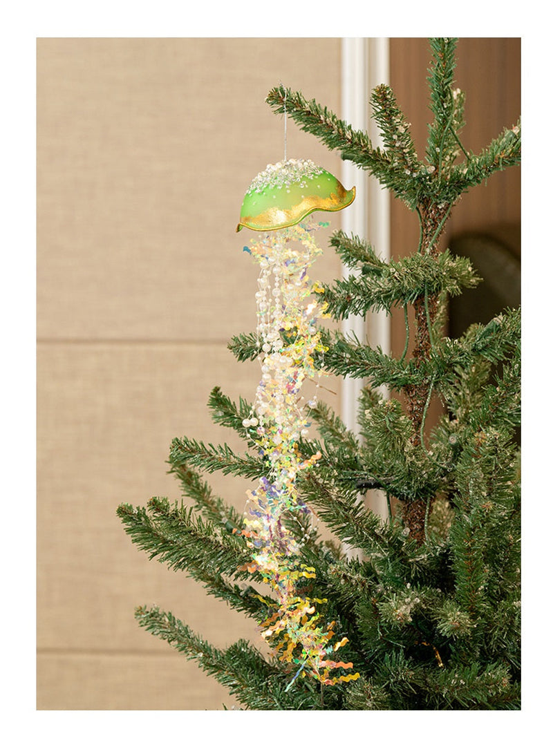 Artificial Jellyfish Hanging Ornaments 10 Pcs Bulk Christmas Decorations