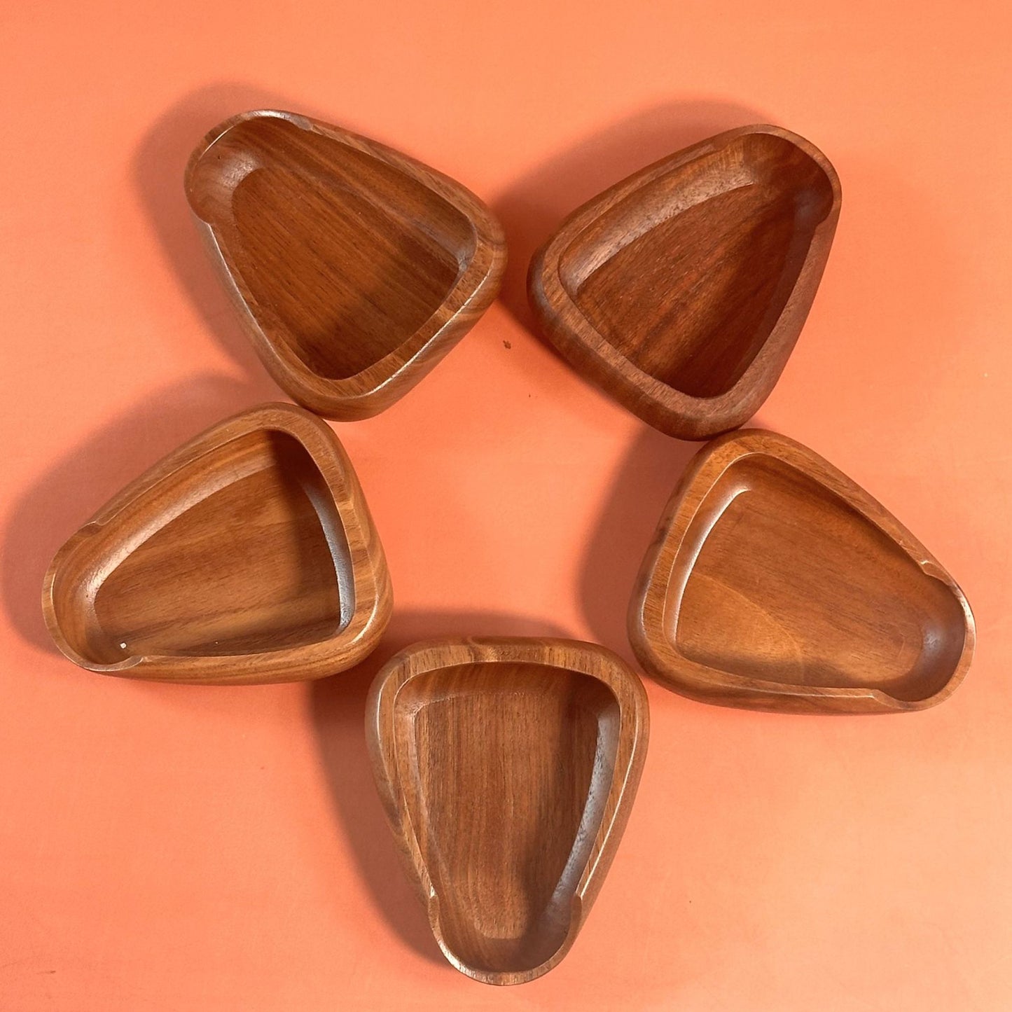 Walnut Coffee Bean Scoop Tray - Espresso Bean Measuring Dish & Coffee Accessory