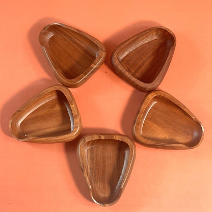 Walnut Coffee Bean Scoop Tray - Espresso Bean Measuring Dish & Coffee Accessory