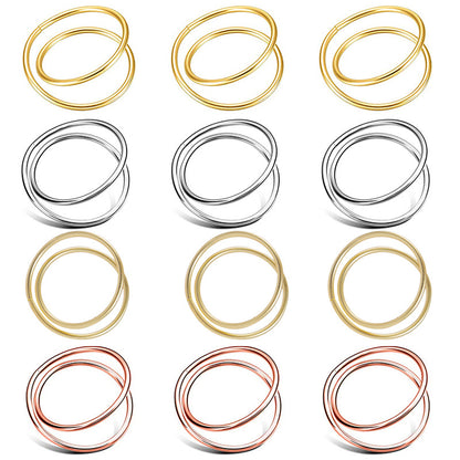 Bulk 12 Pcs Metal Spiral Napkin Rings for Weddings Receptions Dinner Party Decor Wholesale