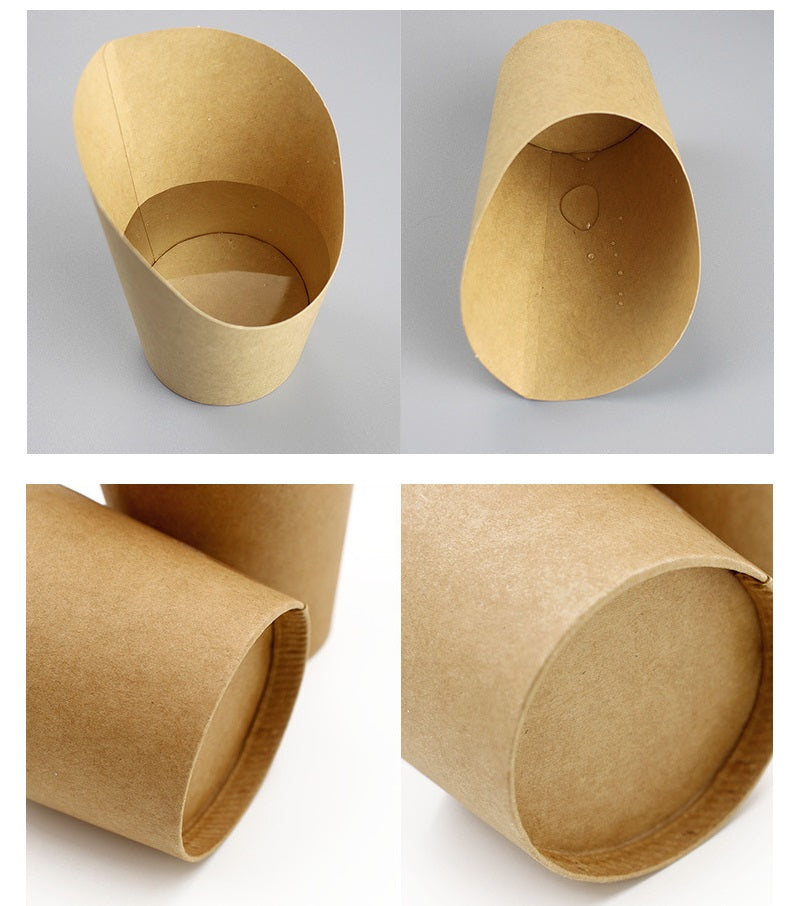 Bulk 200 Pack Disposable Snack Cups for French Fry Cone Sweets for Party Events Weddings Wholesale