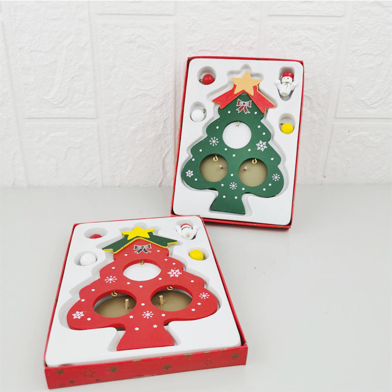 Bulk Hollow-Out Christmas Tree Ornaments 50 Pcs Kids Holiday Decorations