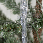 Clear Acrylic Ice Strip Christmas Ornaments Bulk Hanging Decorations for Xmas Trees