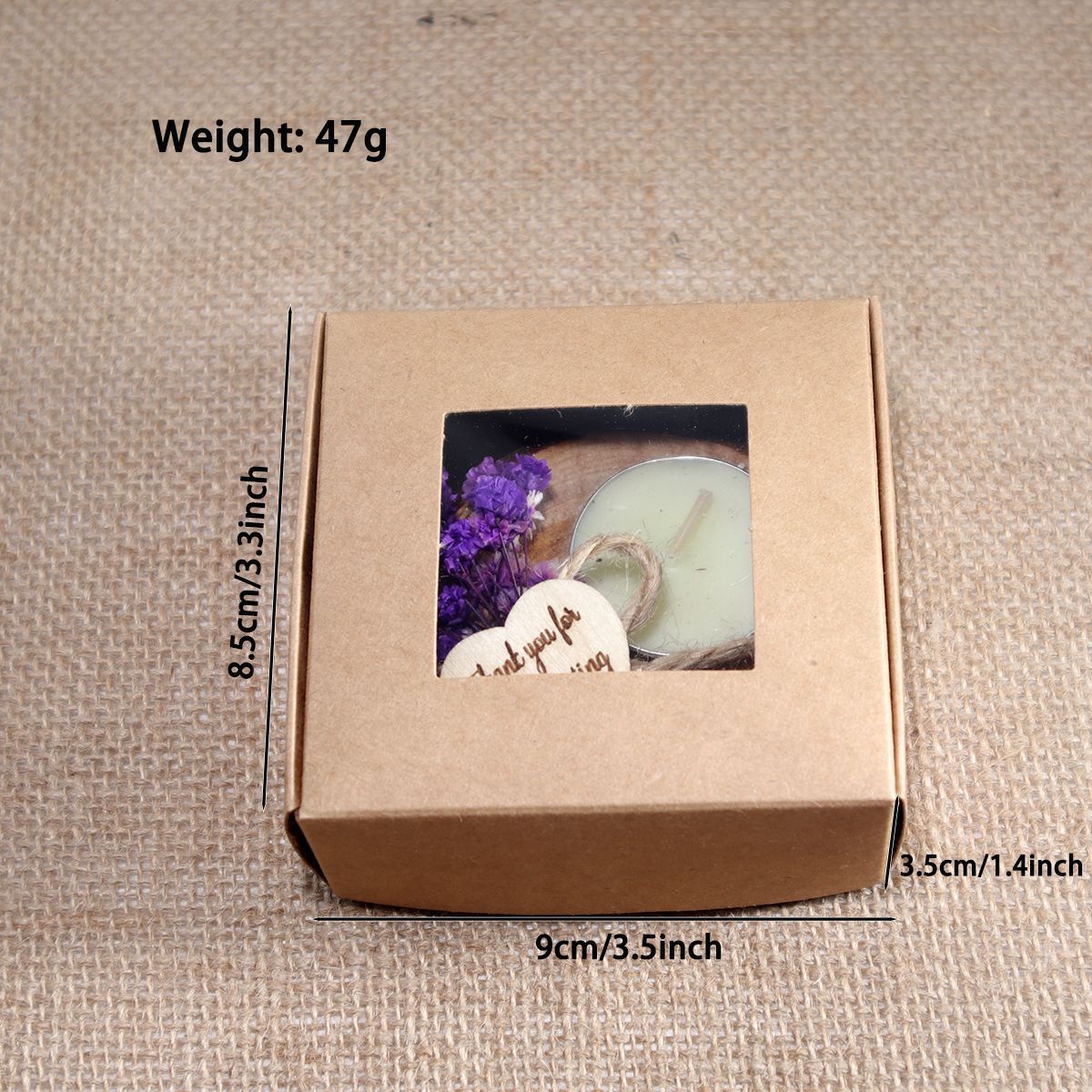 Premium Soy Wax Candles Gift Set 20 Pack Hand Poured Customizable Candles with Signboard for Wedding Baby Shower Home Decor