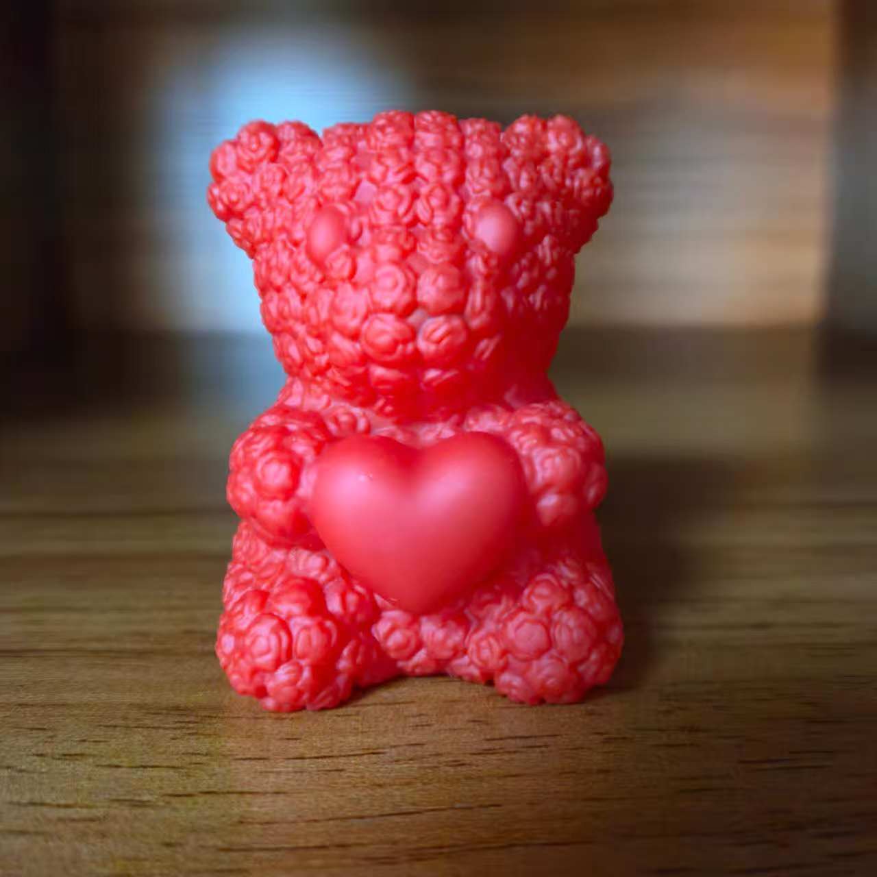 Valentine's Day LED Love Rose Night Light - 2.4" Decorative Accent Lamp for Bedroom & Gift