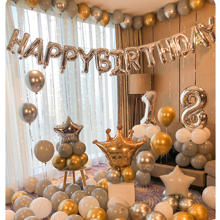 Bulk 16 Inch Happy Birthday Balloon Banner for Birthday Party Decorations Wholesale