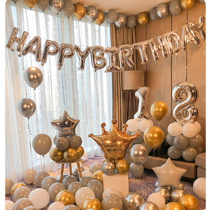 Bulk 16 Inch Happy Birthday Balloon Banner for Birthday Party Decorations Wholesale