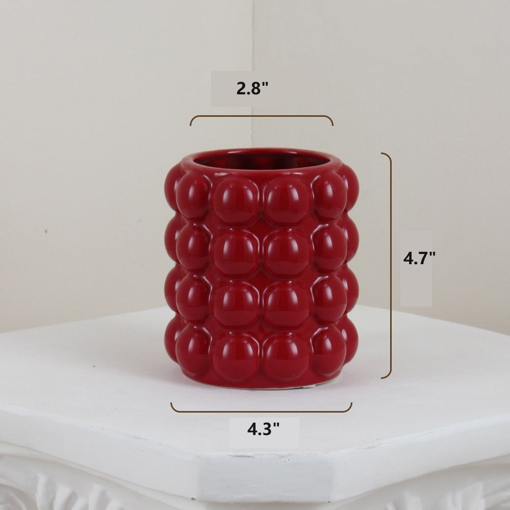 Bulk Set of 2 Modern Boho Ceramic Vase Decor for Living Room Bedroom Bookshelf Mantel Fireplace Coffee Table Wholesale