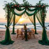 Bridal Shower Chair Tulle Draping - 9.8ft x 29.5in Wedding Party Decor Fabric Romantic Chair & Arch Backdrop