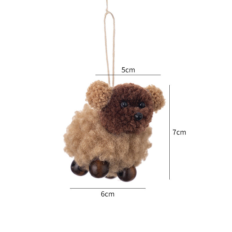 2025 Puppy Christmas Ornaments - Felt DIY Hanging Decor for Christmas & Eid