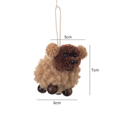2025 Puppy Christmas Ornaments - Felt DIY Hanging Decor for Christmas & Eid