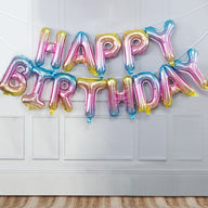 Bulk 16 Inch Happy Birthday Balloon Banner for Birthday Party Decorations Wholesale