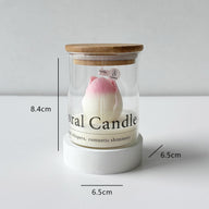 Tulip Shaped Scented Candle (3.31") – Cozy Vibe Floral Candle & Ideal Valentine’s Day Gift