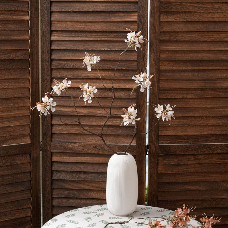 Artificial Cleome Spider Flower Bush, Single Pick with Multiple Branches, Faux Floral Decor for Weddings, Home & Hotel Display