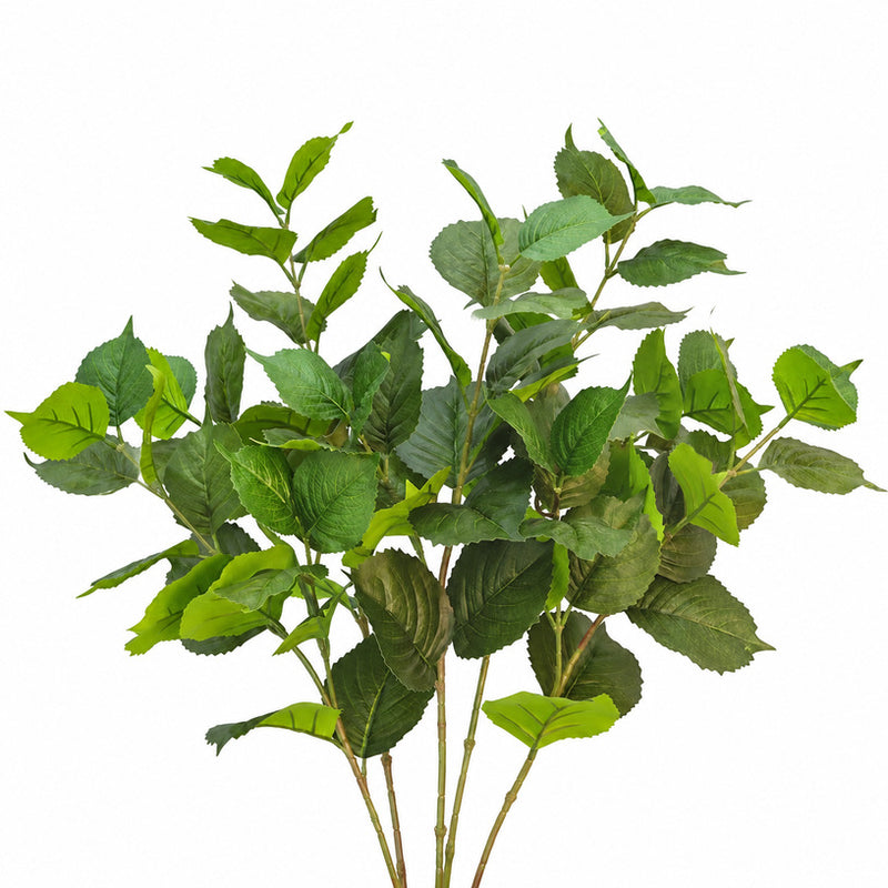 Artificial Eucalyptus Leaf Single Stem, Faux Greenery Branch, Plastic Foliage for Home, Office & Window Display