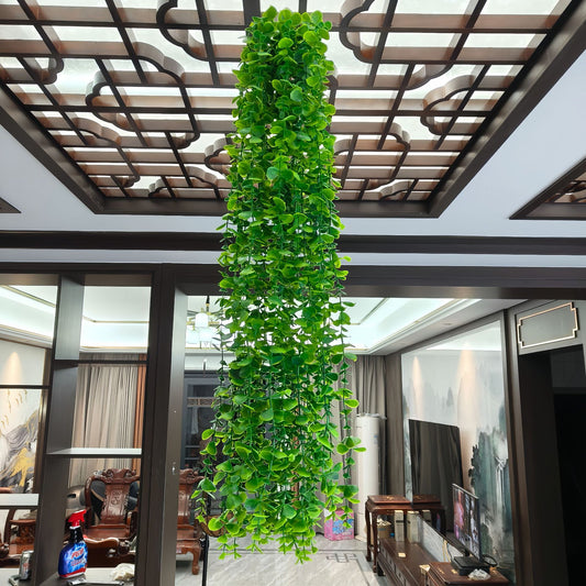 31.5 " Faux Eucalyptus Wall Hanging - Artificial Greenery Decor for Living Room & Backdrop Walls