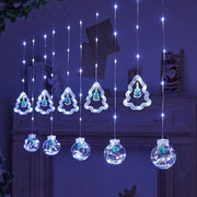 118 Ft LED Curtain String Lights USB Powered with Smart Remote Control for Christmas Window Hanging Decor