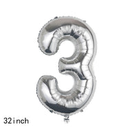 Bulk 32 Inch Foil Number Balloon for Birthday Party Decoration Graduation Celebration Holiday Accessory Decor Wholesale