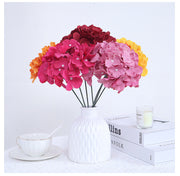 26-Color Silk Hydrangeas Artificial Flowers with Detachable Stems for DIY Floral Arrangements