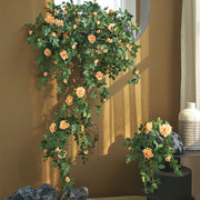 20 Inch Artificial Rose Rattan Hanging Flower Garland, 1 Pc