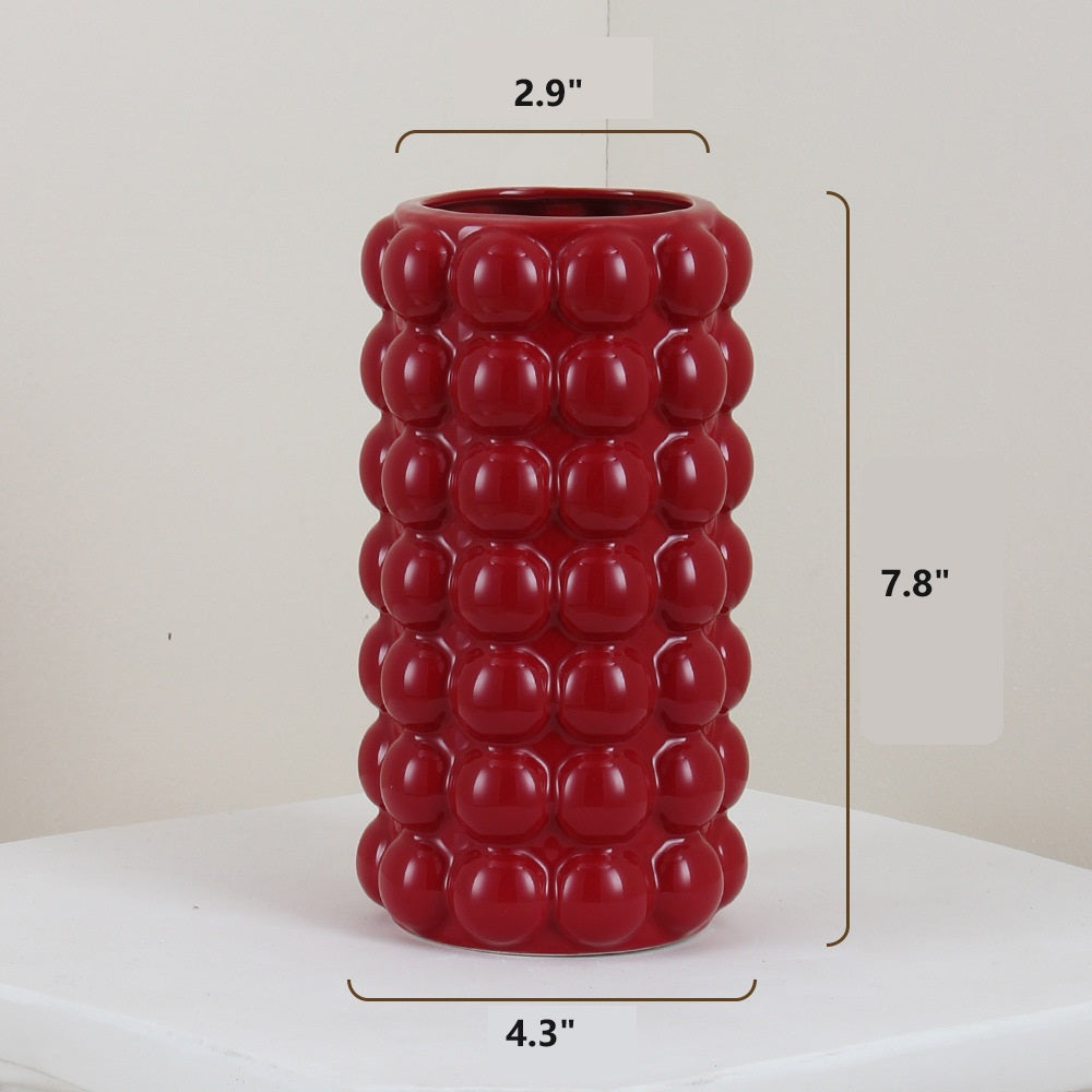 Bulk Set of 2 Modern Boho Ceramic Vase Decor for Living Room Bedroom Bookshelf Mantel Fireplace Coffee Table Wholesale