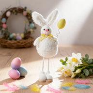 2-Pack Easter Plush Bunny Ornament - Cute Home Window Decor Hanging Easter Bunny Toys