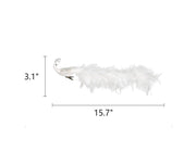 Artificial Peacock Feather Christmas Ornaments Bulk, Natural Feather Crafts for Xmas Tree Decor, Wholesale Quantity