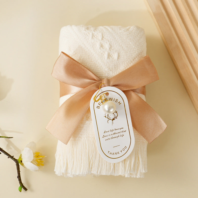 Bridesmaid Gift Fringe Towel - Creative Practical Wedding Favor Thank You Gift