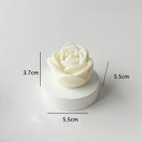 Valentine's Day Rose Aromatic Candle - Realistic Flower Shaped Candle | Romantic Gift