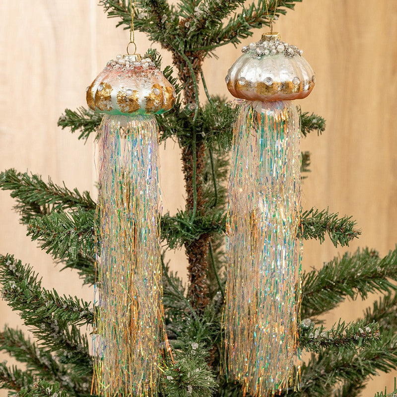 Artificial Jellyfish Hanging Ornaments 10 Pcs Bulk Christmas Decorations