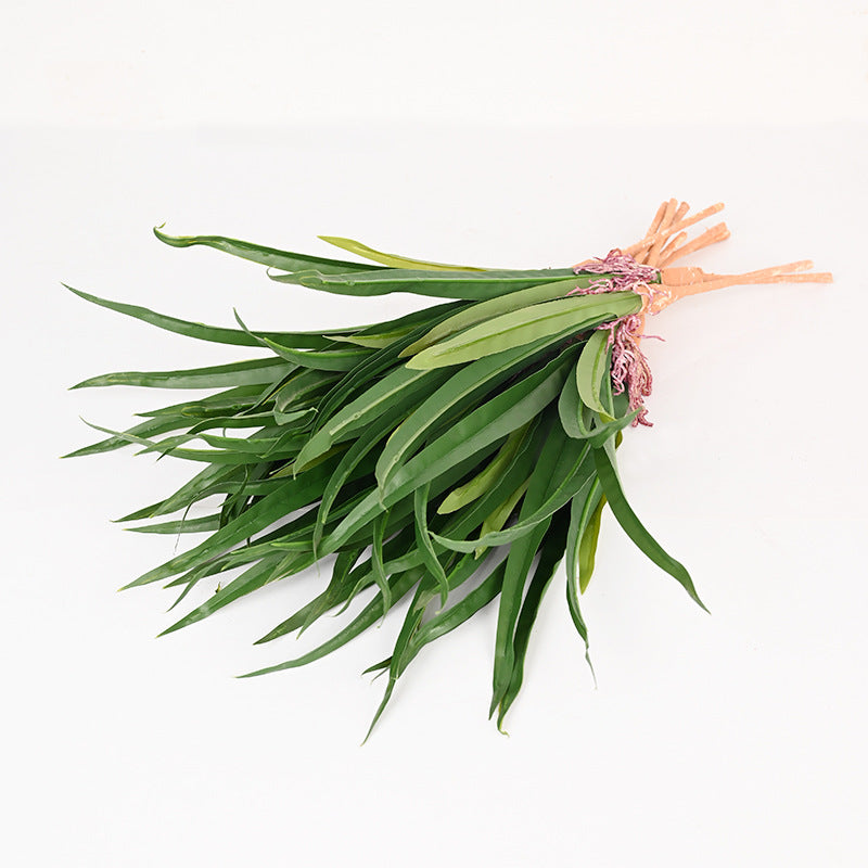 17" Artificial Cymbidium Orchid Bush, Realistic Faux Greenery for Wedding Decor, Home Styling, and Events