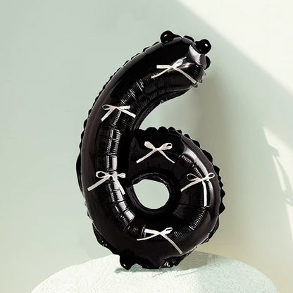 32 Inch Number Foil Balloon - 0-9 Digits Optional | Kids Birthday Party Decor for Boys & Girls