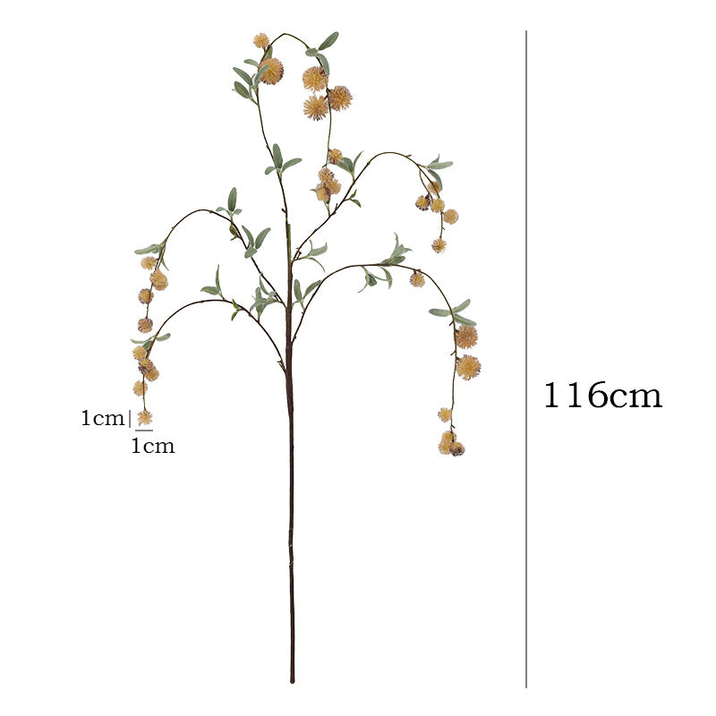 Artificial Long-Stem Silver Dollar Eucalyptus Bush, 45-Inch, Plastic, Modern Style, for Indoor/Outdoor Decor, Weddings, Events
