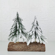 8 Inch Artificial Cedar Christmas Tree with Base, Tabletop Decor, Bulk Wholesale Quantity