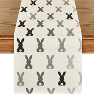 Bulk 3 Pcs Easter Table Runner 2025 Linen Waterproof Spring Dining Decor Farmhouse Outdoor Picnic Reusable Boho Party Table Wholesale