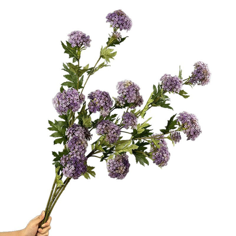 33" Hydrangea Bush with 6 Blooms, Artificial Flower for Weddings, Home Decor, and Events