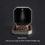 Bulk Ring Box With Light 2025 LED Illuminated Velvet Lined Jewelry Organizer for Bridal Shower & Proposal Accessories Wholesale