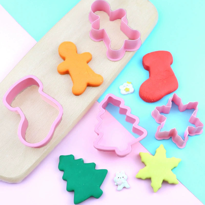 Christmas Cookie Cutters Set for Xmas Cookies, Biscuits, Fondant - Perfect for Christmas Party, Baking Gifts
