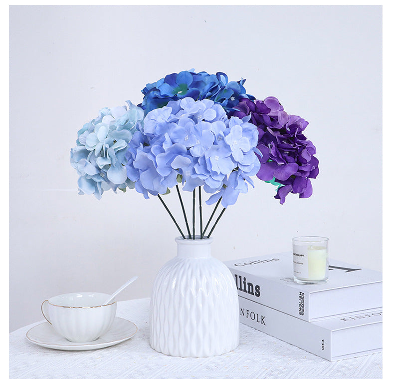 26-Color Silk Hydrangeas Artificial Flowers with Detachable Stems for DIY Floral Arrangements