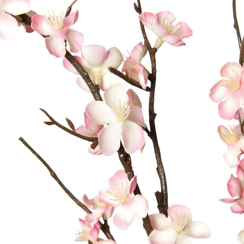 Bulk 4Pcs Cherry Blossom Branches Artificial Flowers for Spring Summer Indoor Decoration for Tables Home & Party Floral Arrangements Wholesale