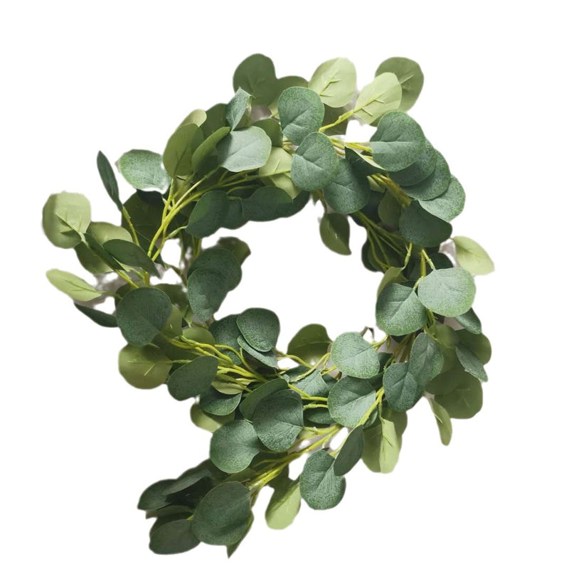 Eucalyptus Leaf Vine, 146-Leaf Artificial Trailing Plant, 75" Long, Wedding Decor, Home & Commercial Styling