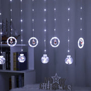 118 Ft LED Curtain String Lights USB Powered with Smart Remote Control for Christmas Window Hanging Decor