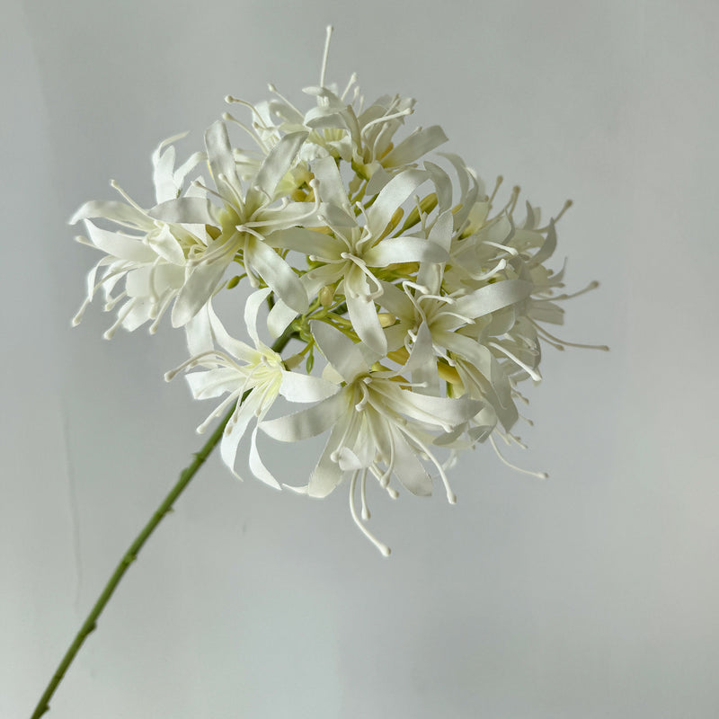 26" Lycoris Radiata Artificial Flower Bush, Retro Faux Silk Decor for Weddings, Events, and Home Styling